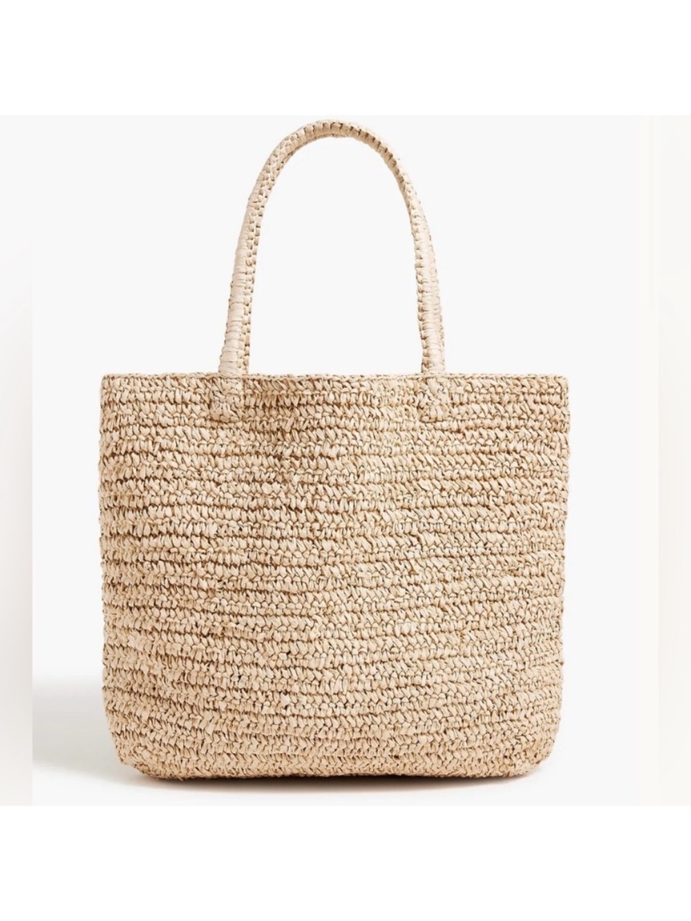 NWT J.Crew Packable Straw
Tote Bag